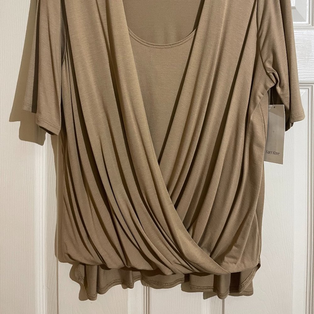 Karen Kane Bali Layrd Drape Top